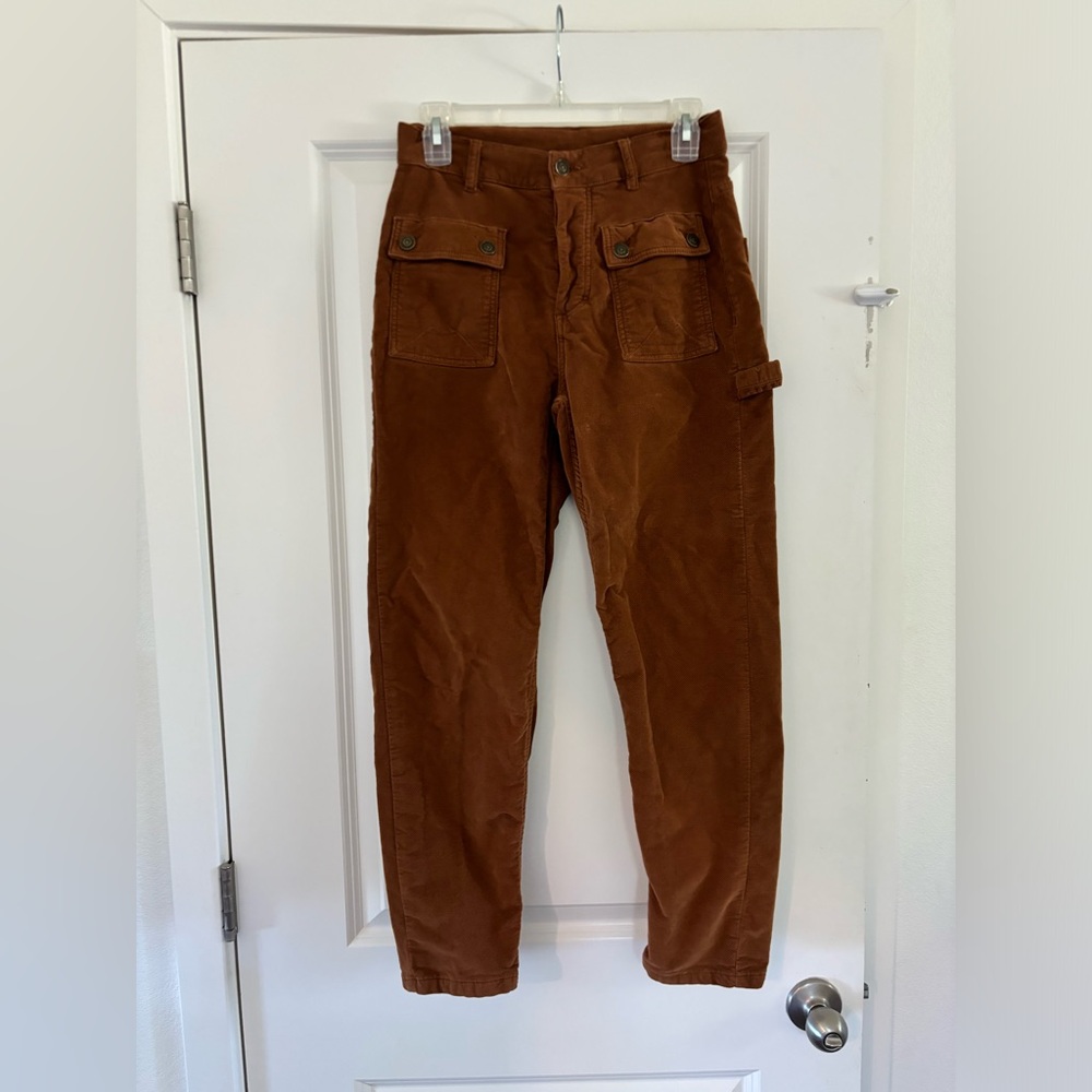 Free People Corduroy Cargo Pants